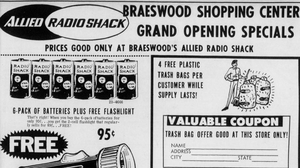 Allied Radio Shack Ad, 1971